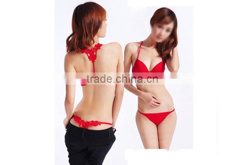 2015 Sexy Women Underwear Bras Set Front Closure Lace Women Bra Free Shipping