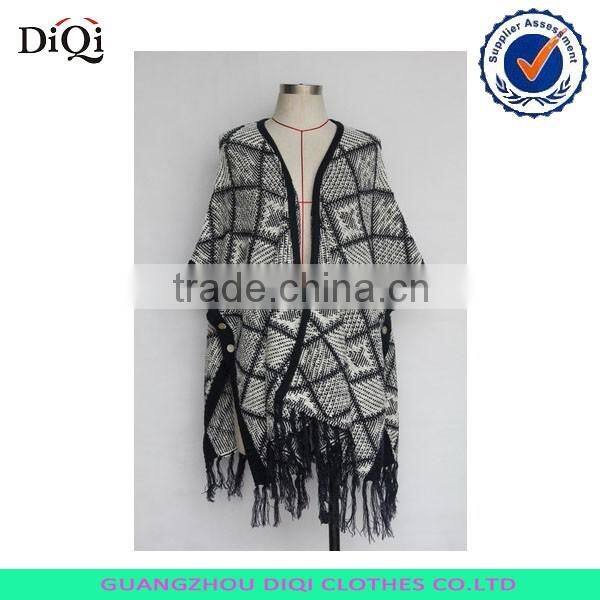 Women heavy knit sweater shawl collar cardigan