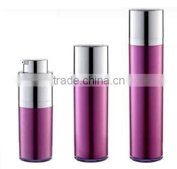 airless pump container, cosmetic plastic airless pump bottle