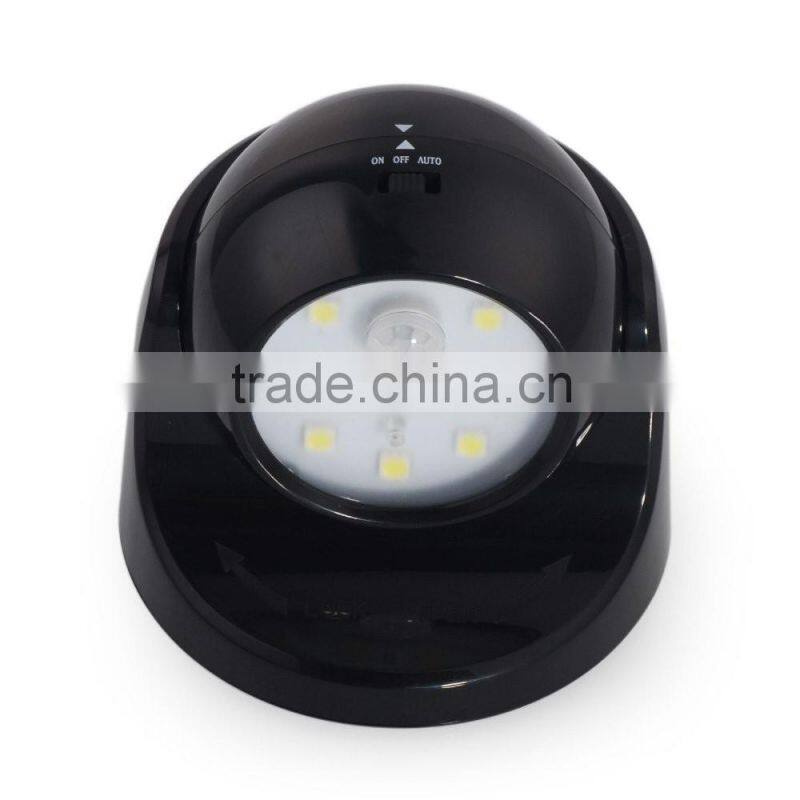 360 Degree Rotation Wireless Indoor outdoor Wall Porch LED motion sensor light