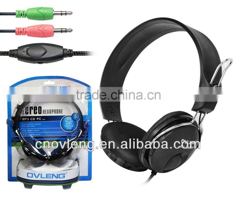 Cheap Retractable Headphone with Double Connectors