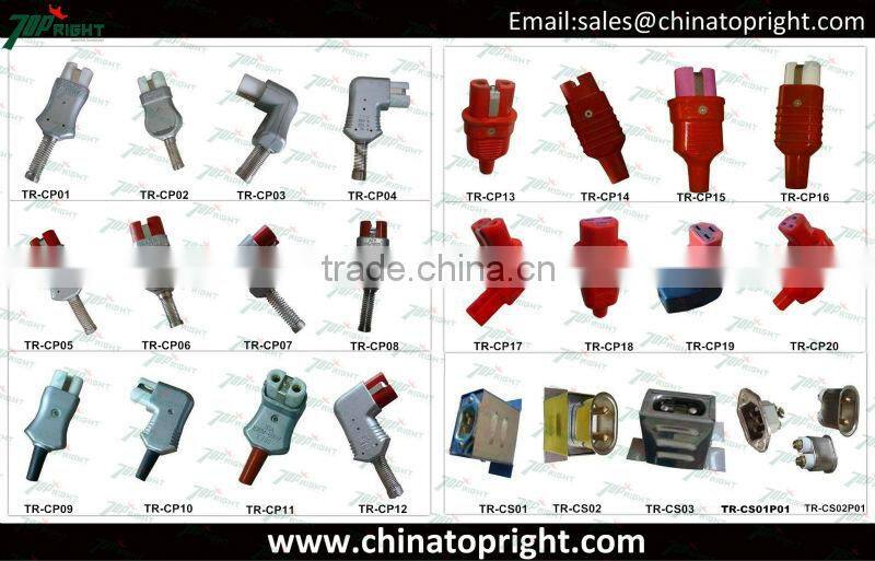 Male and female Type K plug