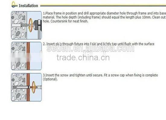 plastic frame anchor/nylon frame fixing anchor