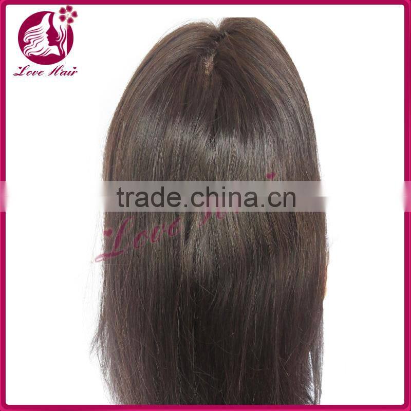 Ladies' highlight lace front human hair wig 100% virgin brazilian hair lace wig