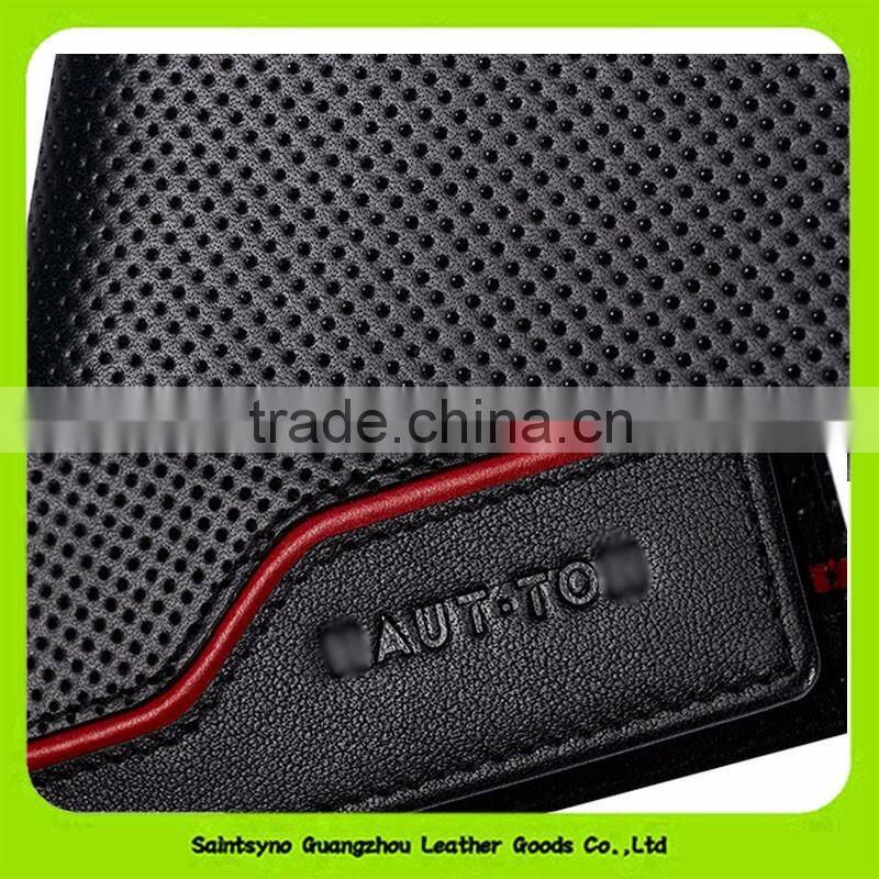16418 Made in China genuine cow leather men wallet