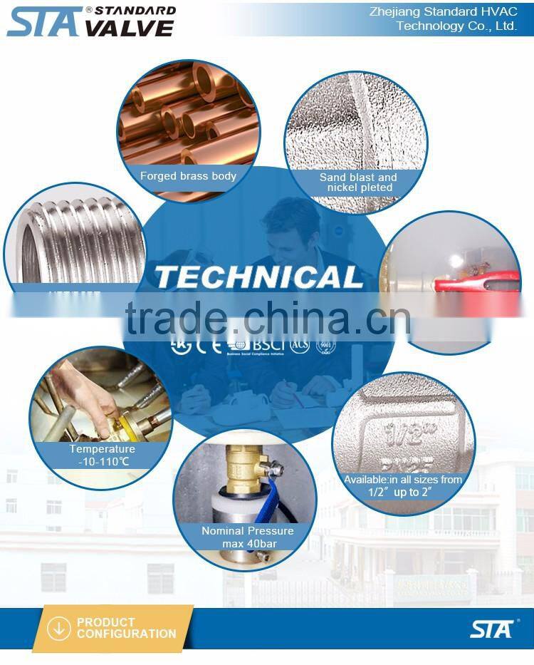 ART.4013 Forged dn15 20 25 32 cw617n female threaded rising stem brass gate valve prices with cast iron handwheel made in china