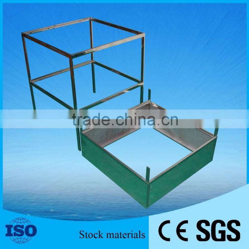 3 layers Detachable Flooring Metal/Stainless Steel Clothes Display Rack