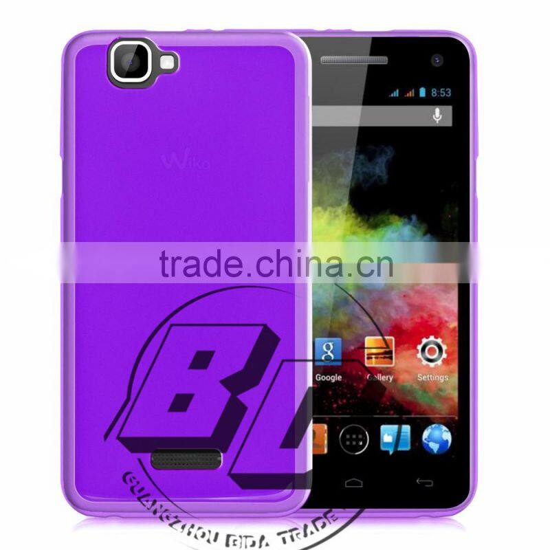 Manufacturer Wholesale various colorful TPU case For Wiko Rainbow Pudding case mobile phone case cover