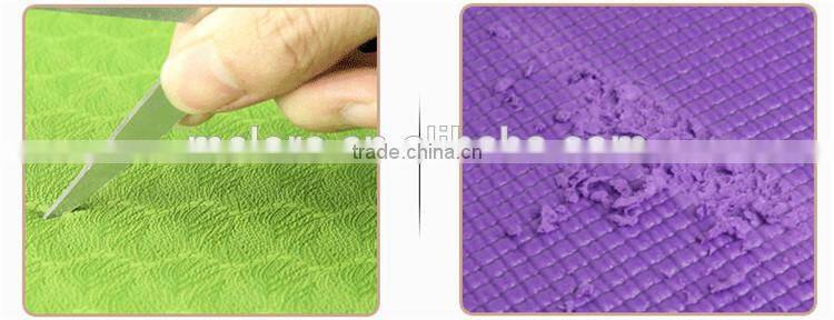 Melors washable 10mm Thick NBR Non-slip Exercise Fitness Yoga Mats Extra Long 72 Inch with carry strap