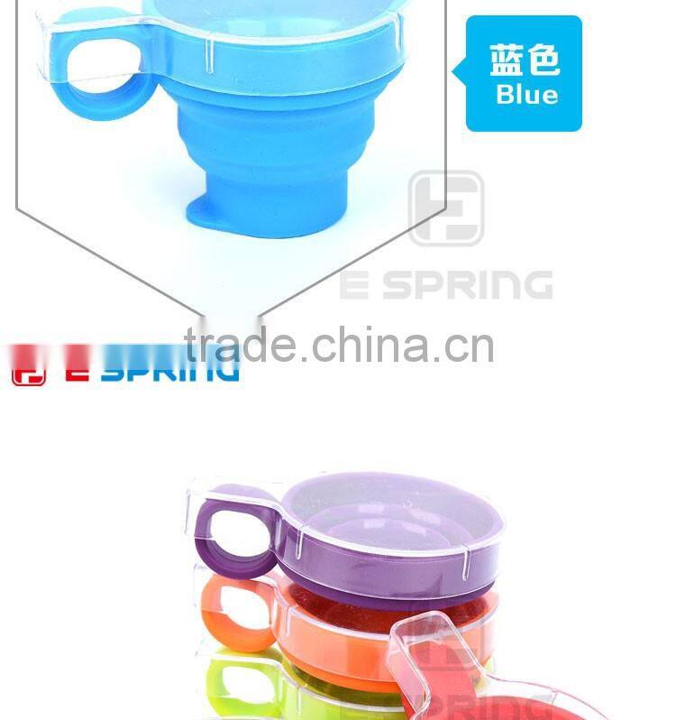 Retractable Folding Cup Telescopic Collapsible Cups Travel Silicone Mug