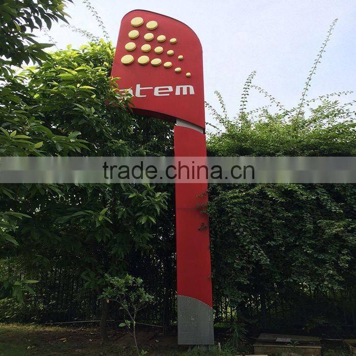 Digital Outdoor Gas Station Pylon Totem Display