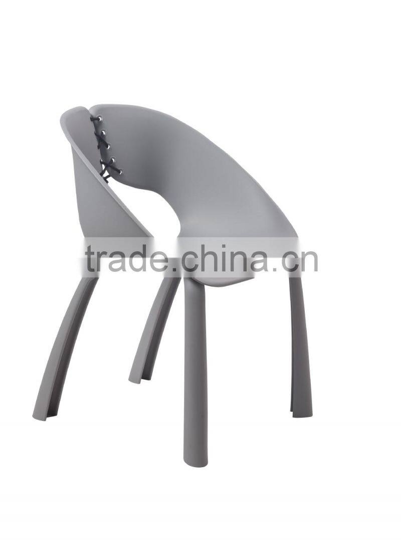 2014 new fashion design plastic stackable outdoor chair HC- N028