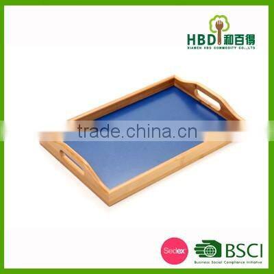 3 pcs Fashion bamboo wooden serving tray for sale