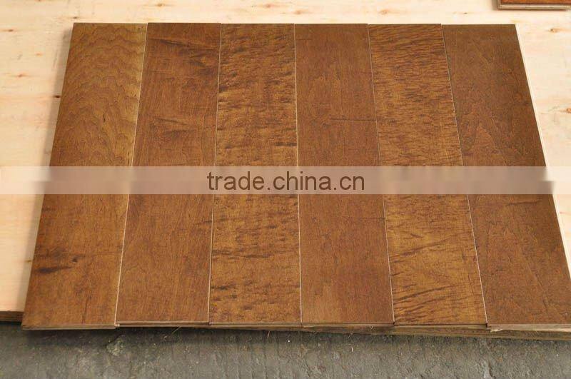 Engineered American Hickory Plank Flooring wooden