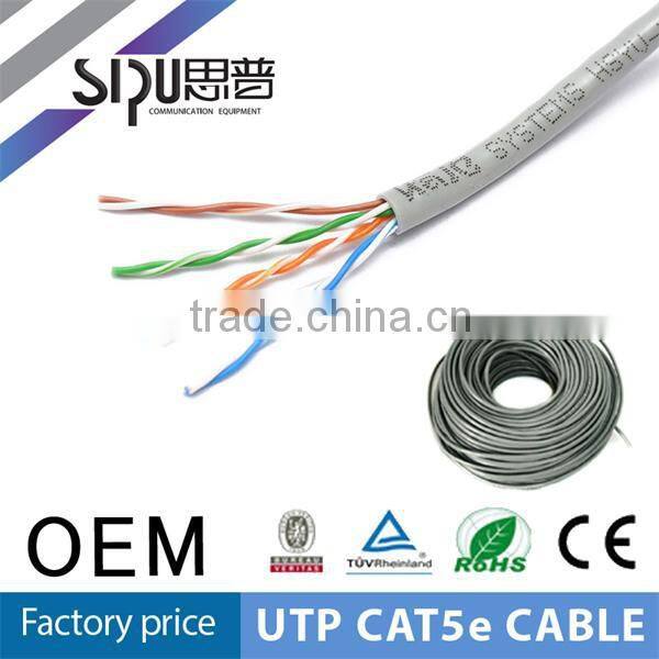 SIPU Cat5e UTP Network Cable AWG Telecom Level 305m/roll Unshielded Twist Pairs CCA/CCS Electric Scoter