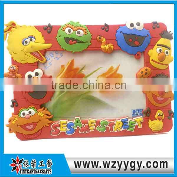Customized 3D Soft pvc photo frames for picture