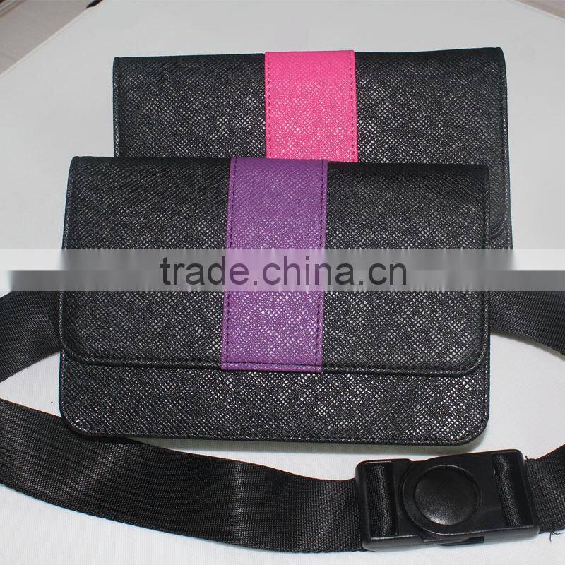 Leather waist bag for car sales/shopping guide/servicer