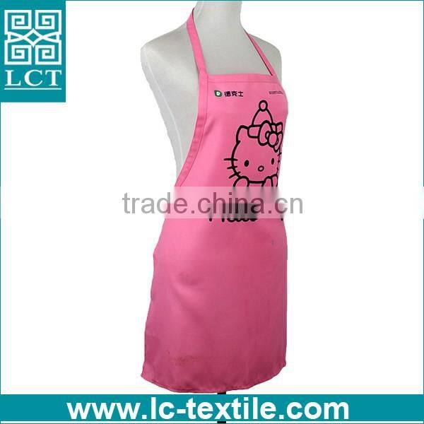 customized pink girls cute little cooking apron for sale