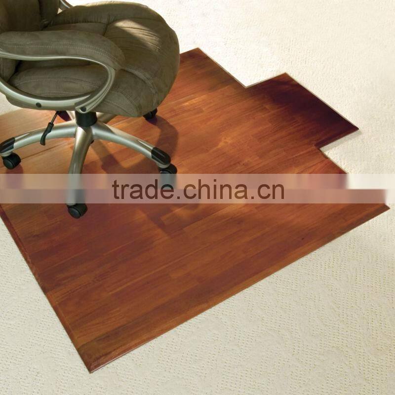 PVC wood grain Chair mat
