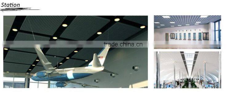 Commercial Aluminum types of false ceiling boards