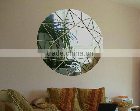 Wall acrylic round mirror stickers (ASA-003)