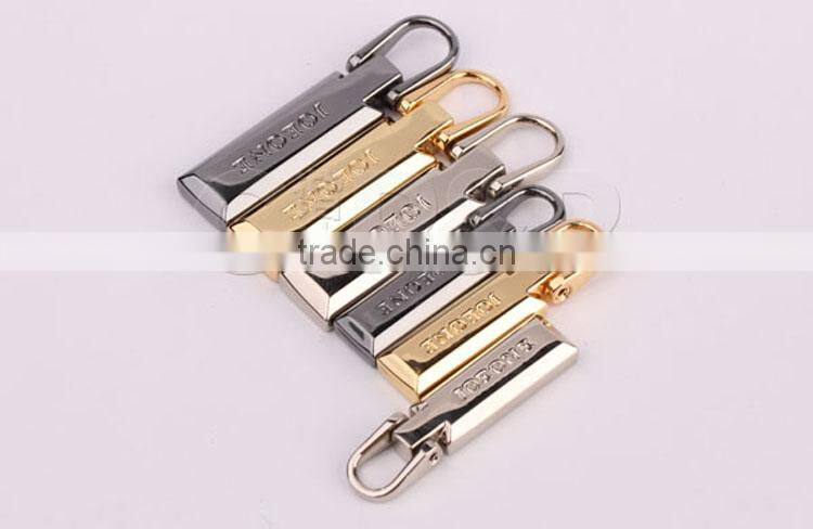 Zipper sliders metal zipper pulls for jacket