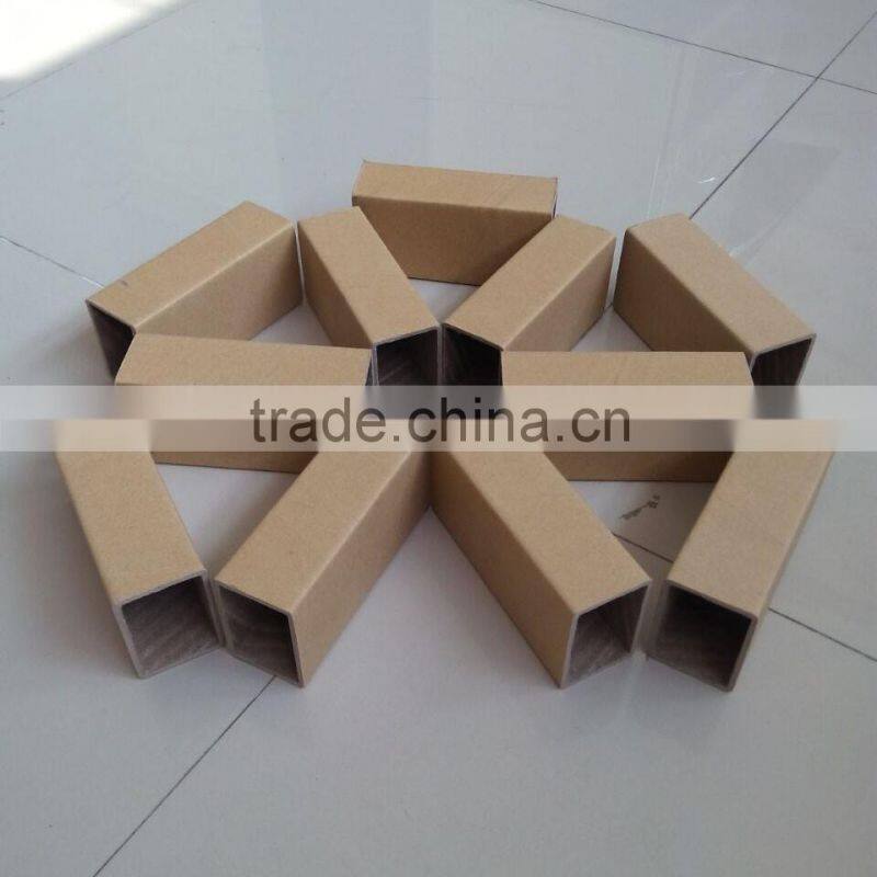 Kraft paper material square paper tube and recyclable features