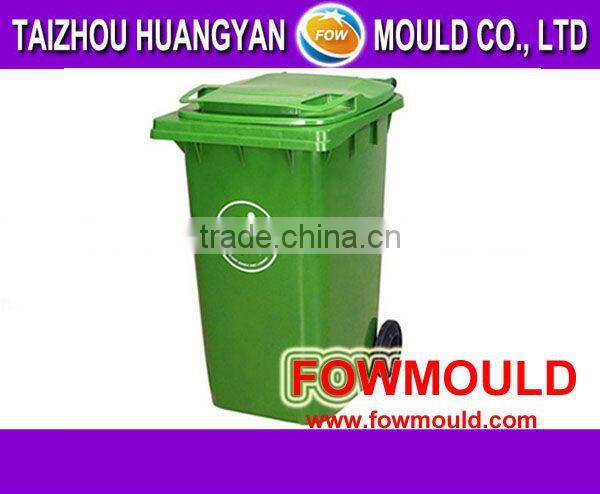 New design 210L plastic trash can mold