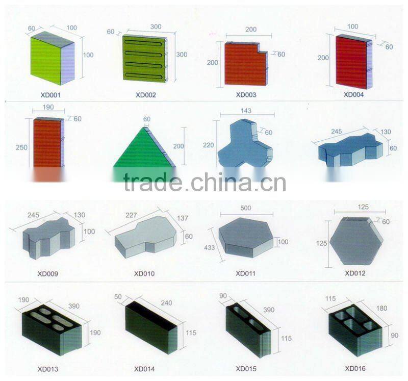 QT10-15 concrete block making machinery