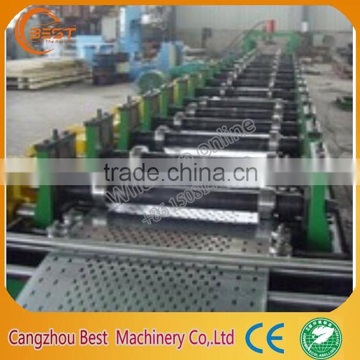 perforated sheet machine cable tray making machine