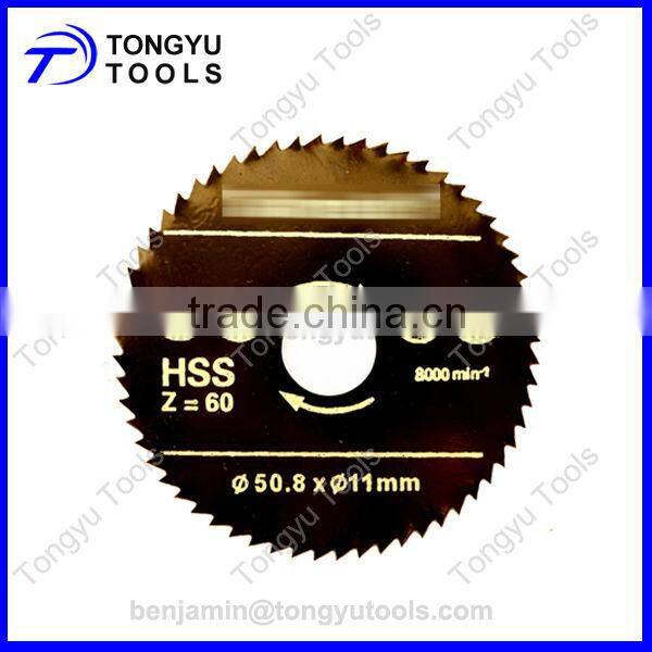 hss circular saw blade for metal cutting