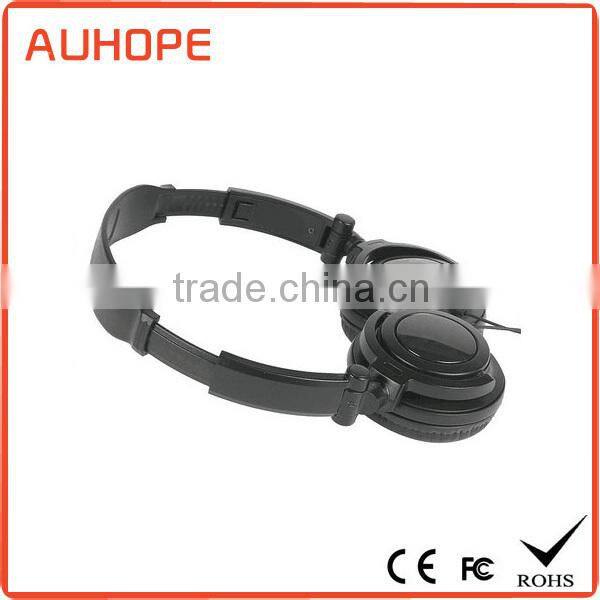 OEM dual ear cup wired audio headset gaming chat stereo headphone w/mic&volume control for ps4/tablet/laptop/pc/mobilephones