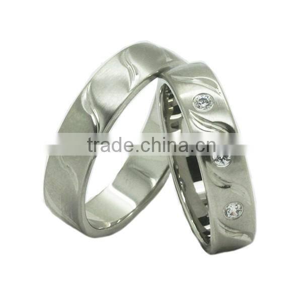 Wedding ring set free sample for wholesale