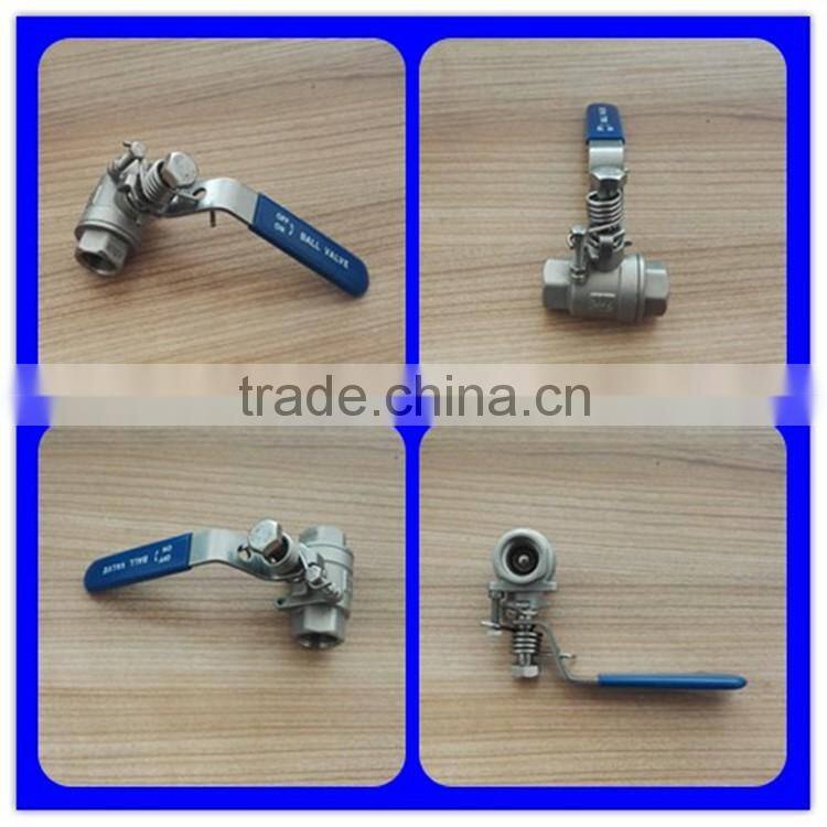 Testing according to API-598 stainless steel 2-piece stainless steel ball valve cf8m 2000 wog