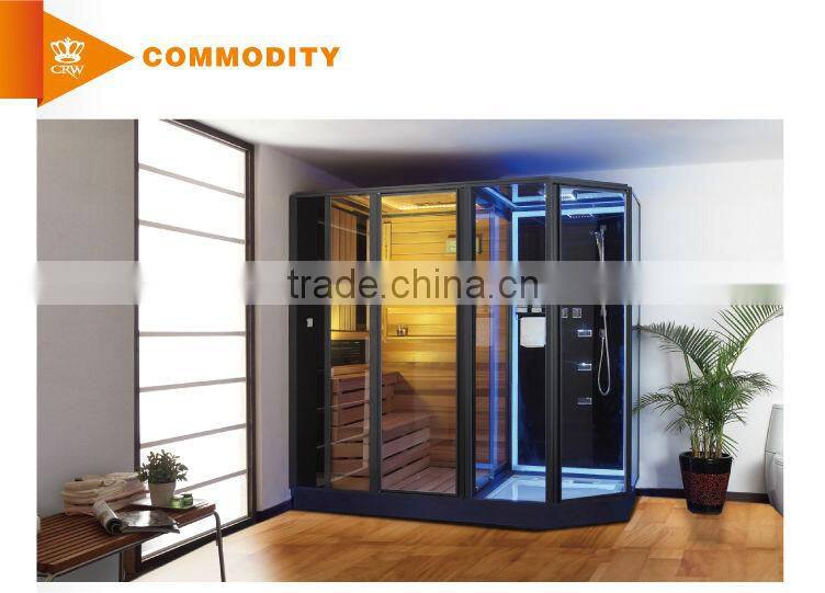 See larger image New design Fashionable steam sauna infrared sauna and steam combined room,sauna room New design Fashionable st