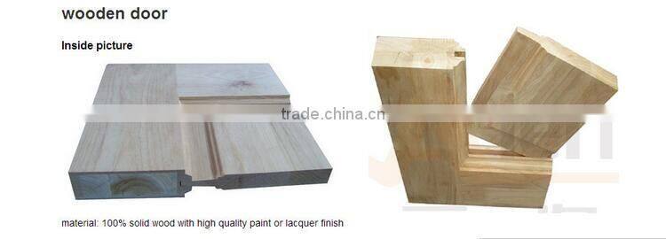 2016 china latest design wooden single main door design solid wooden door wood door for room
