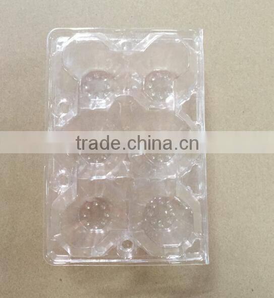 recyclable 6 plastic egg carton