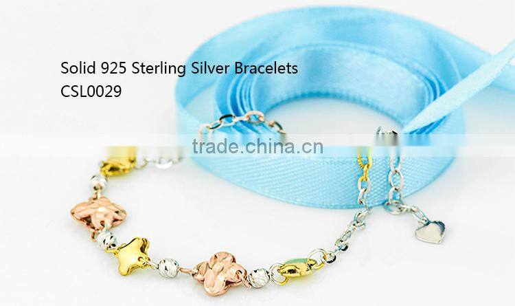 Wholesale low price mens bangles, gilt jewelry with base material of S925 sterling silver