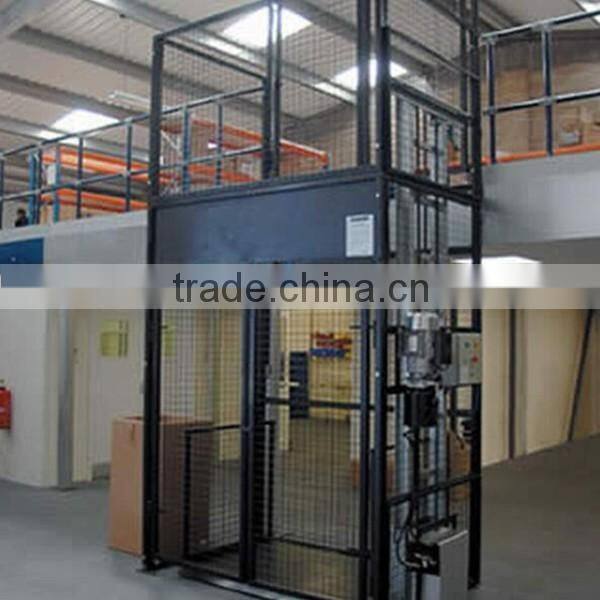 1m-20mGuide-rail lift/cargo guide rail lift/hydraulic guide rail lift