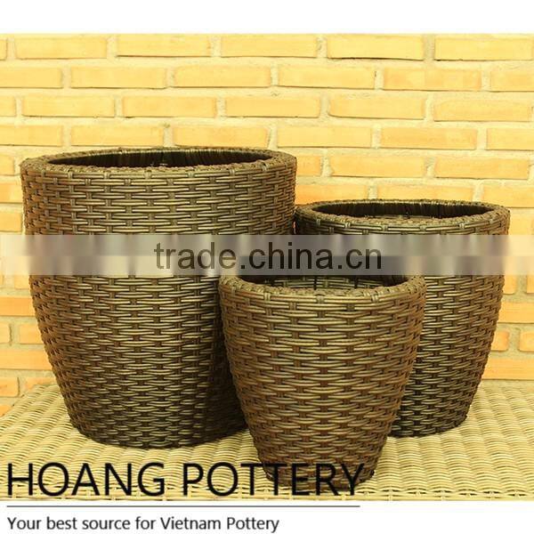 Wholesale Wicker Flower Planters / Pot