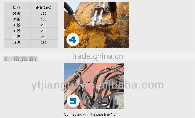 Excavator Hydraulic quick hitch coupler for XCMG240 excavator,17-20TON