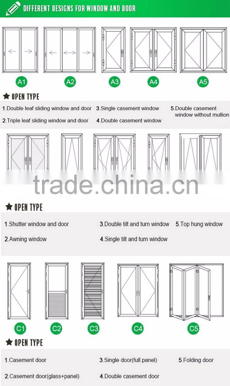 Aluminum automatic glass door/automatic sliding door