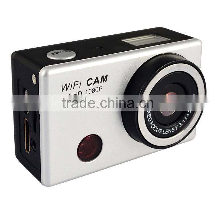 High quality waterproof wifi full hd 1080p action camera sport