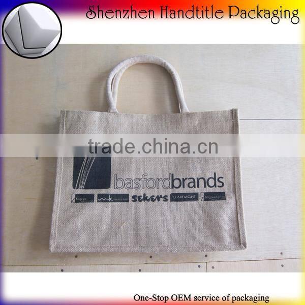 custom size high quality jute beach bags