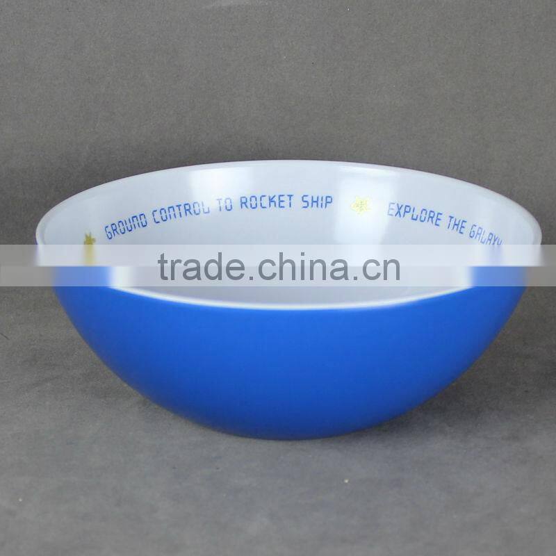 kids printed melamine bowl