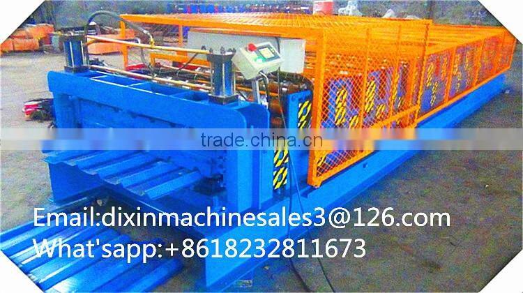 Alibaba China Roll Cutting Machinery Metal Roofing Double Layer Glazed Tile Forming Machine
