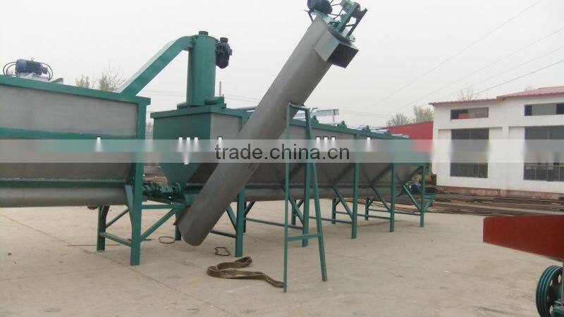 plastic recycling machine washing tank