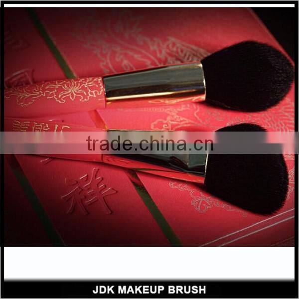 12 pcs cosmetic brush kit China wedding foundation brush set wood makeup brushes red box
