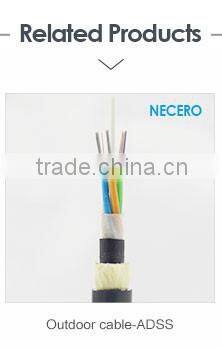 outdoor 12 core single mode ADSS fiber optic cable for Comoros cabling trader