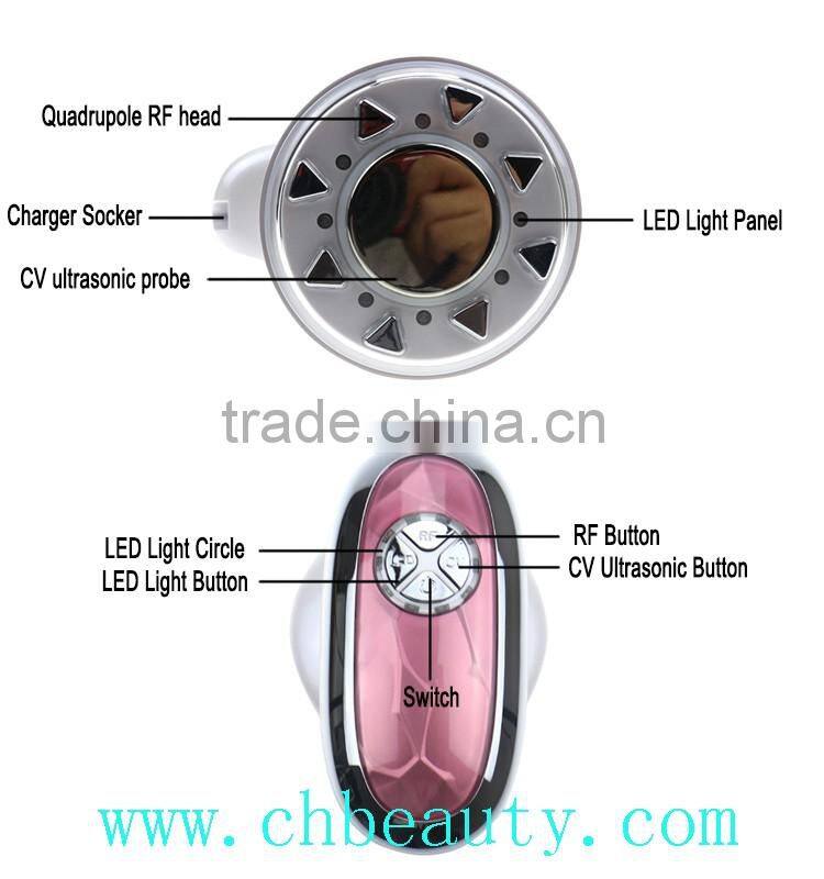 3 in1 ulrasonic vibrating fat weight loss instrument body fat burning machine